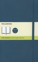 Moleskine Notizbuch, Large, A5, blanko, soft cover, unterwasser-blau