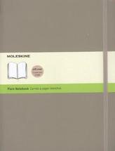Moleskine Notizbuch, Extra Large, blanko, soft cover, beige