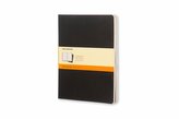 Moleskine Cahier XL, liniert, schwarz, 3er-Set