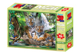 3D Puzzle Tygři 63 dílků