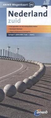 ANWB Wegenkaart Nederland zuid