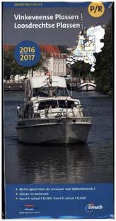 ANWB Waterkaart Wasserkarte P/R Vinkeveense en Loosdrechtse Plassen 2016-2017