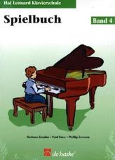 Hal Leonard Klavierschule, Spielbuch u. Audio-CD. Bd.4