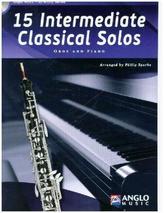 15 Intermediate Classical Solos, für Oboe + Klavier, m. Audio-CD