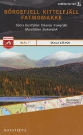 Outdoorkartan Schweden - Börgefjell Kittelfjäll Fatmomakke