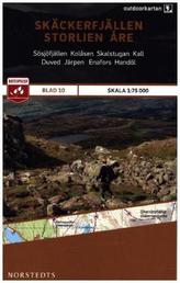 Outdoorkartan Schweden - Skäckerfjällen, Storlien, Åre