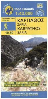 Wanderkarte Karpathos, Saria