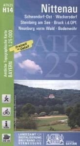 Amtliche Topographische Karte Bayern Nittenau