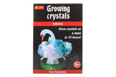Rostoucí krystaly labuť