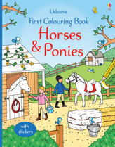 First Colouring Book Horses & Ponies