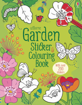 Usborne Garden Sticker and Colouring Book