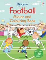 Usborne Football Sticker and Colouring Book