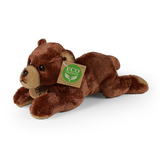 plyšový medvěd ležící, 18 cm, ECO-FRIENDLY