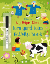 Usborne Big Wipe Clean Farmyard Tales Activities Book