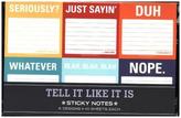 Tell It Like It Is Sticky Notes