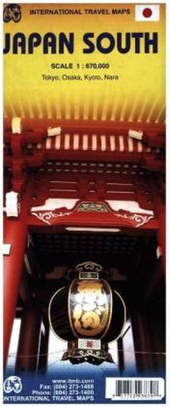 International Travel Map ITM Japan South International Travel Map ITM Japan South