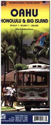 International Travel Map ITM Topographische Karte Oahu, Honolulu & Big Island
