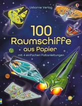 100 Raumschiffe aus Papier