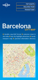 Lonely Planet City Map Barcelona