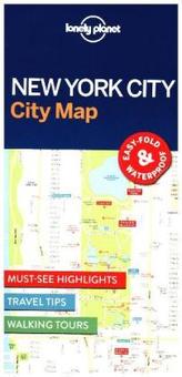 Lonely Planet City Map New York