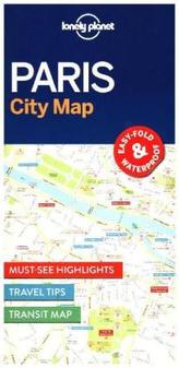 Lonely Planet City Map Paris