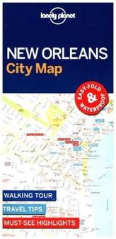 Lonely Planet City Map New Orleans