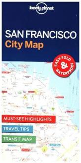 Lonely Planet City Map San Francisco