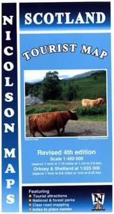 Nicolson Map Tourist Map Scotland