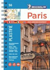 Michelin Karte Stadtplan Paris par arrondissement