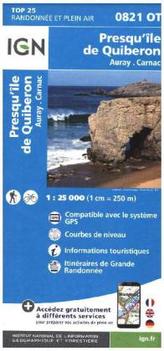 IGN Karte, Serie Bleue Top 25 Presqu'ile de Quiberon