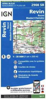 IGN Karte, Carte de randonnée (et plein air) Revin Rocroi