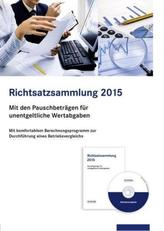 Richtsatzsammlung 2015, m. CD-ROM