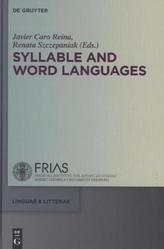 Syllable and Word Languages