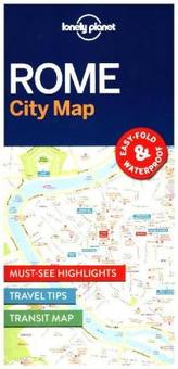 Lonely Planet City Map Rome