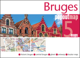 Bruges Popout Map, 2 maps