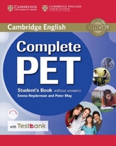 Complete PET - Student's Book without answers, w. CD-ROM and Testbank