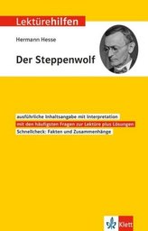 Lektürehilfen Hermann Hesse 'Der Steppenwolf'