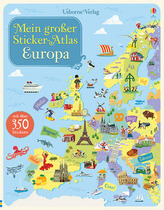 Mein großer Sticker-Atlas: Europa