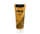 Barvy akrylové 75ml, okrová, LUMA