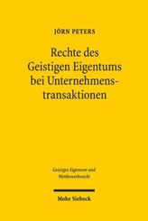 Rechte des Geistigen Eigentums bei Unternehmenstransaktionen