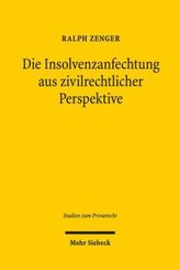 Die Insolvenzanfechtung aus zivilrechtlicher Perspektive
