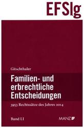 Familien- und erbrechtliche Entscheidungen. Bd.60