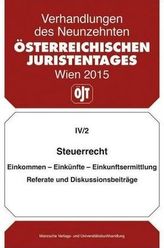 19. Österreichischer Juristentag 2015 - Steuerrecht