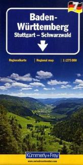 Kümmerly & Frey Karte Baden-Württemberg