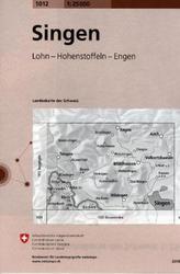 Landeskarte der Schweiz Singen