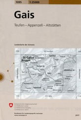 Landeskarte der Schweiz Gais