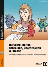 Aufsätze planen, schreiben, überarbeiten - 4. Klasse, m. CD-ROM