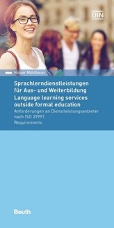 Sprachlerndienstleistungen für Aus- und Weiterbildung / Language learning services outside formal education