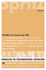 Die 'DDR' in der Literatur nach 1989