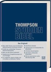 Thompson Studienbibel - italienisches Kunstleder, blau